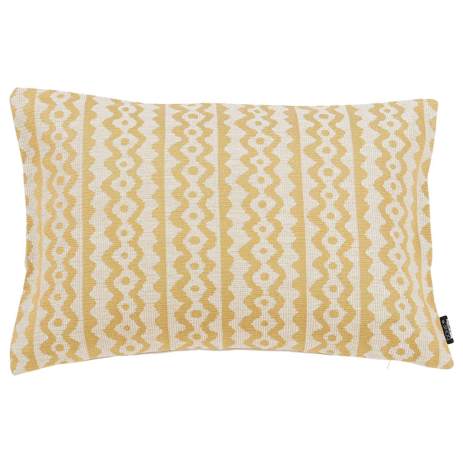 Lidia Cushion Cover Mixed Fabric Yellow 40 x 60 cm 0