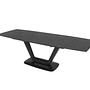 Alicante Extendable Dining Table Stone Dark Grey 1