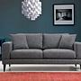Nordic 2-Seater Sofa Grey 1