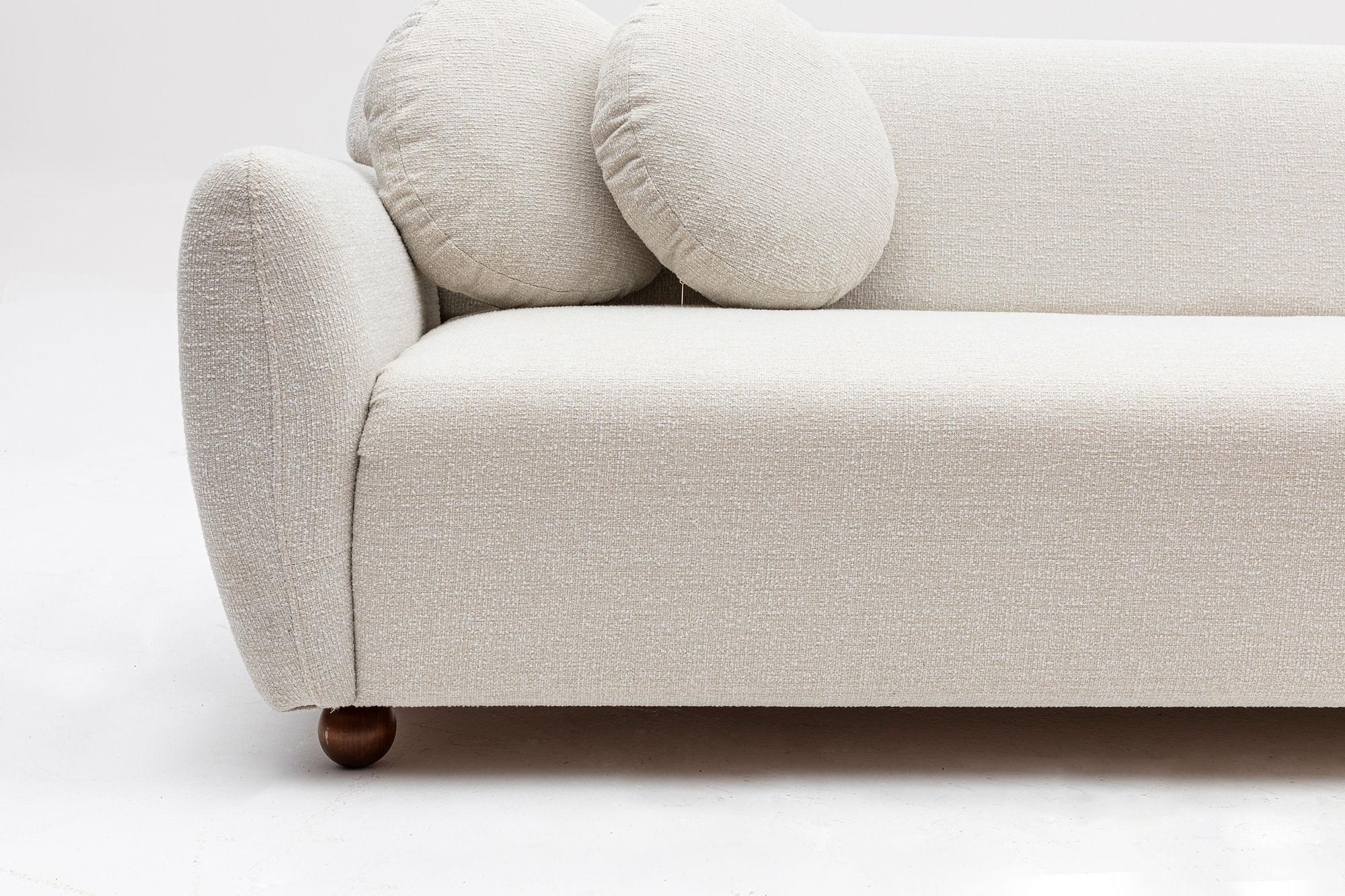 Eddy Ecksofa Rechts Weiß 8