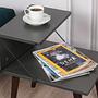 Cross bedside table wood veneer anthracite 4