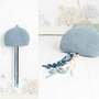 2x Jellyfish & Mini Octopus Plush toy Cotton Blue White 1