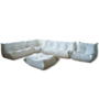 Togo Lounge Set 5-piece. Bouclé White 0