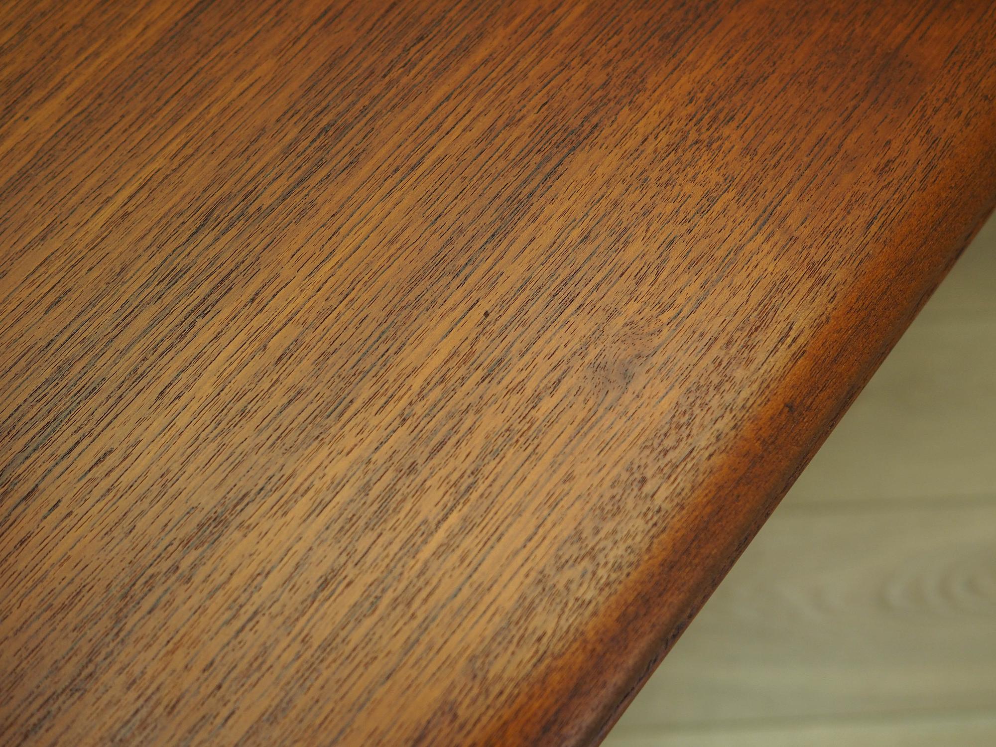 Teak table brown 1970s 10