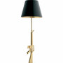 Lounge Gun Stehleuchte Metall Gold 0