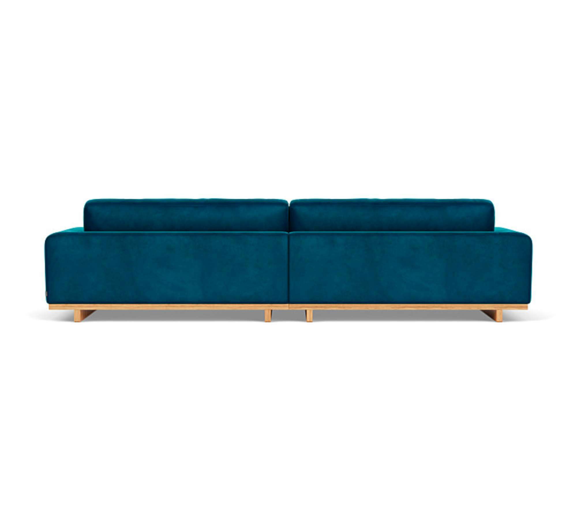 Aya Sofa 4-Sitzer Velour Lux Petrol 4