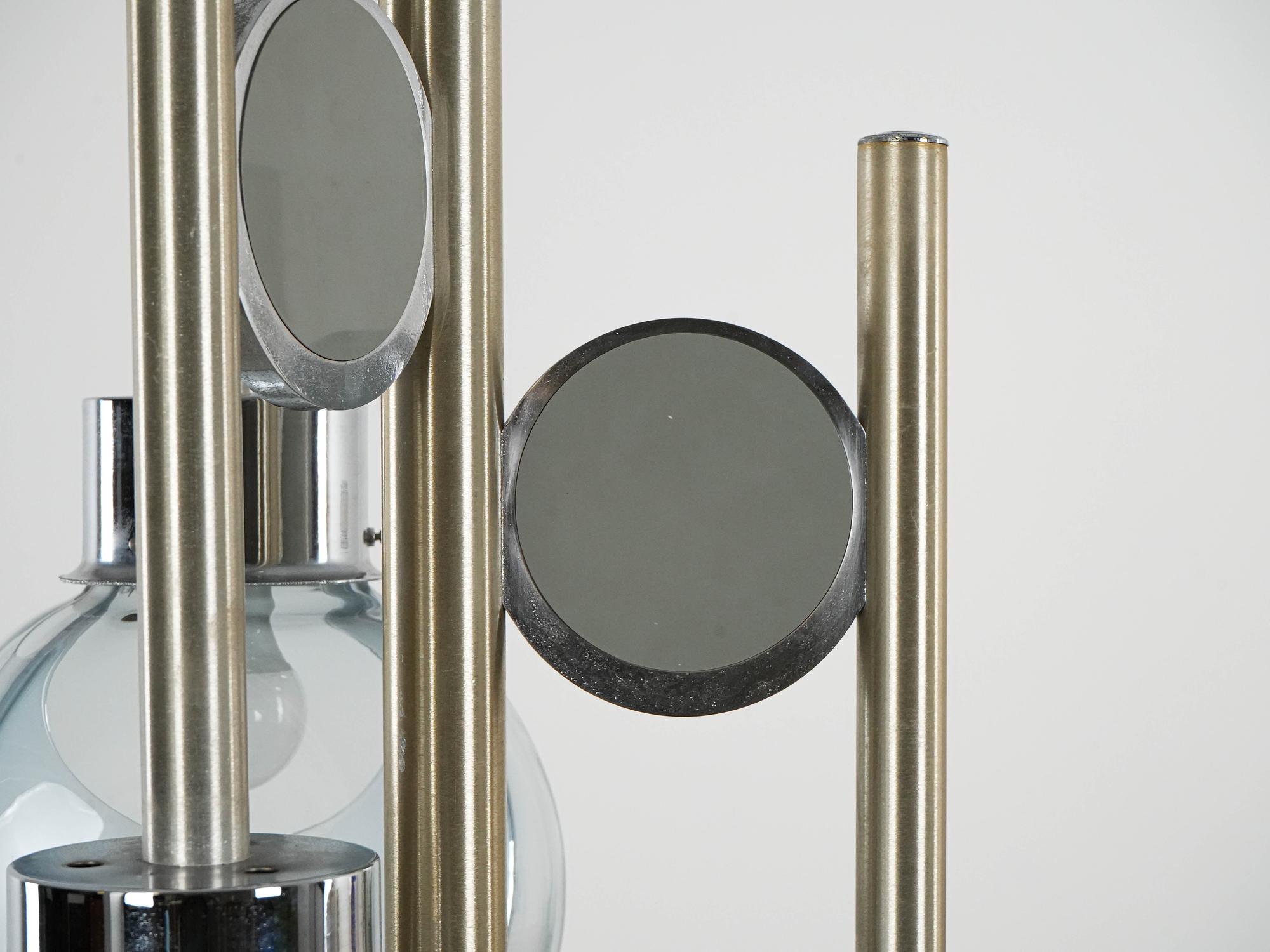 Space Age Kronleuchter Muranoglas 1970er Jahre 7