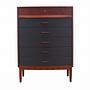 Chest of drawers Teak wood 1970s 0
