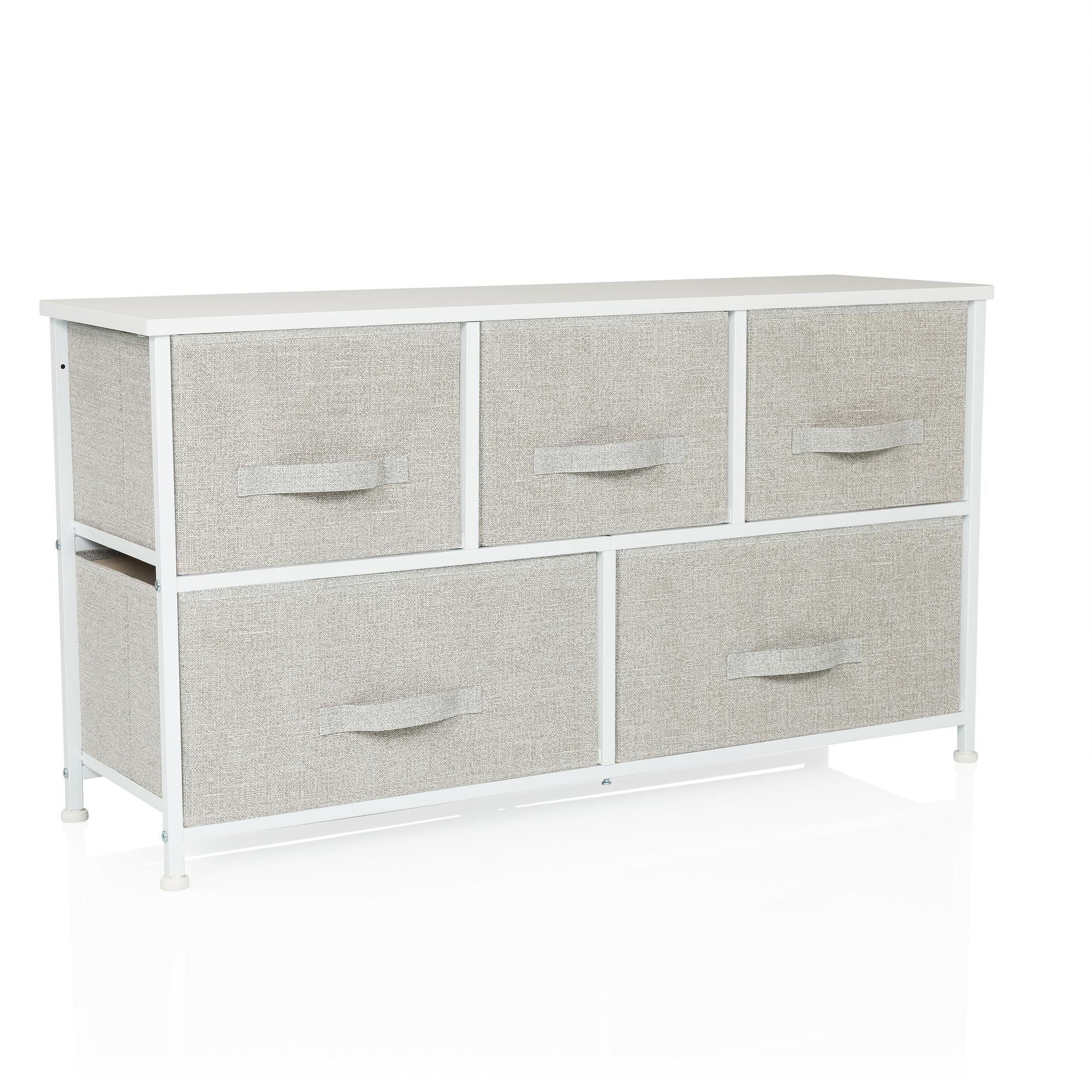 FOLDAR chest of drawers with 5 drawers Grey 0