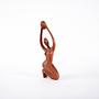 Sculpture Woman Teak 1970s 9