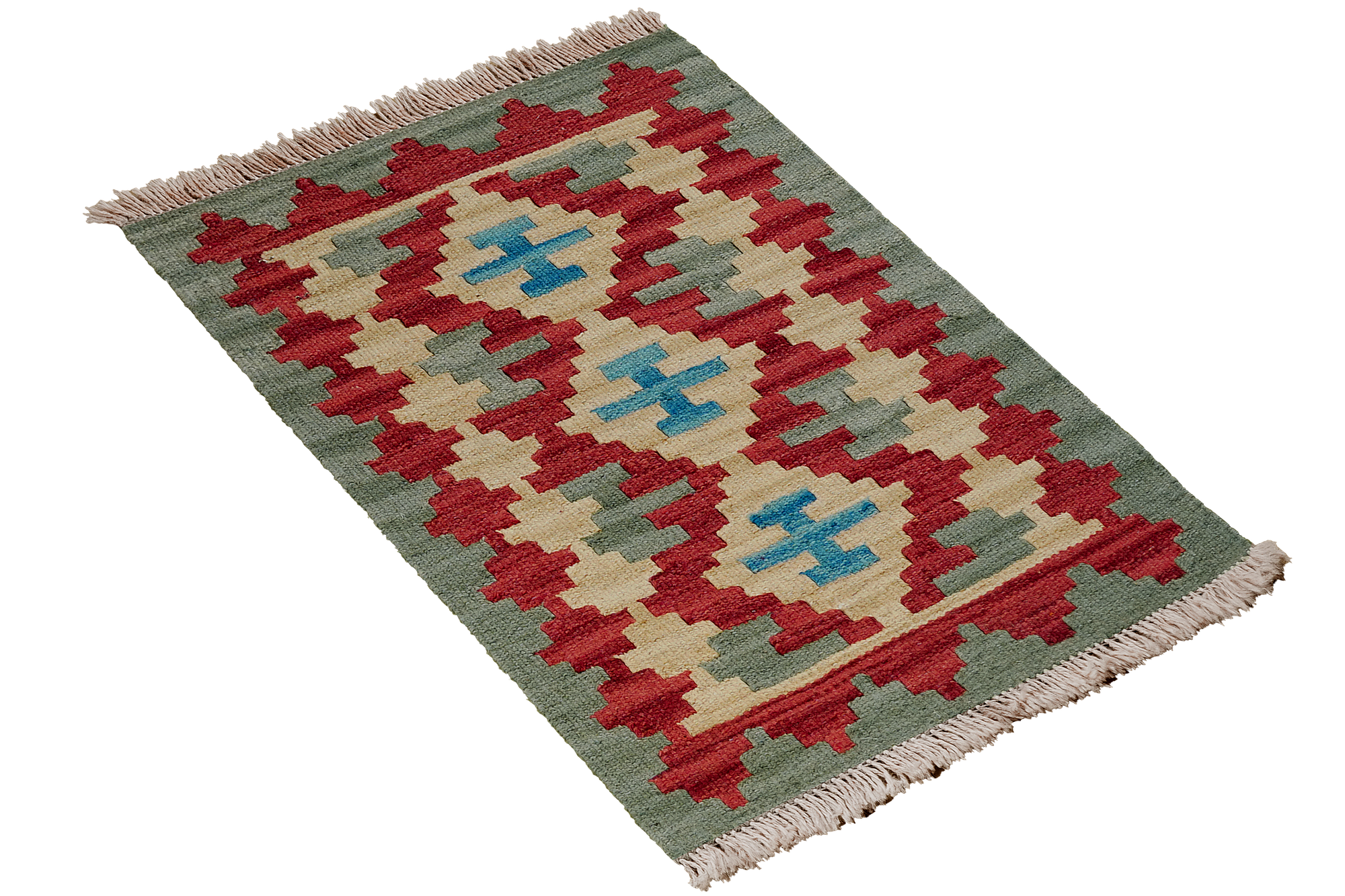 Kilim Gashgai Teppich Wolle Mehrfarbig 2