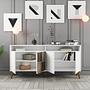 Milan Sideboard White 160cm 3