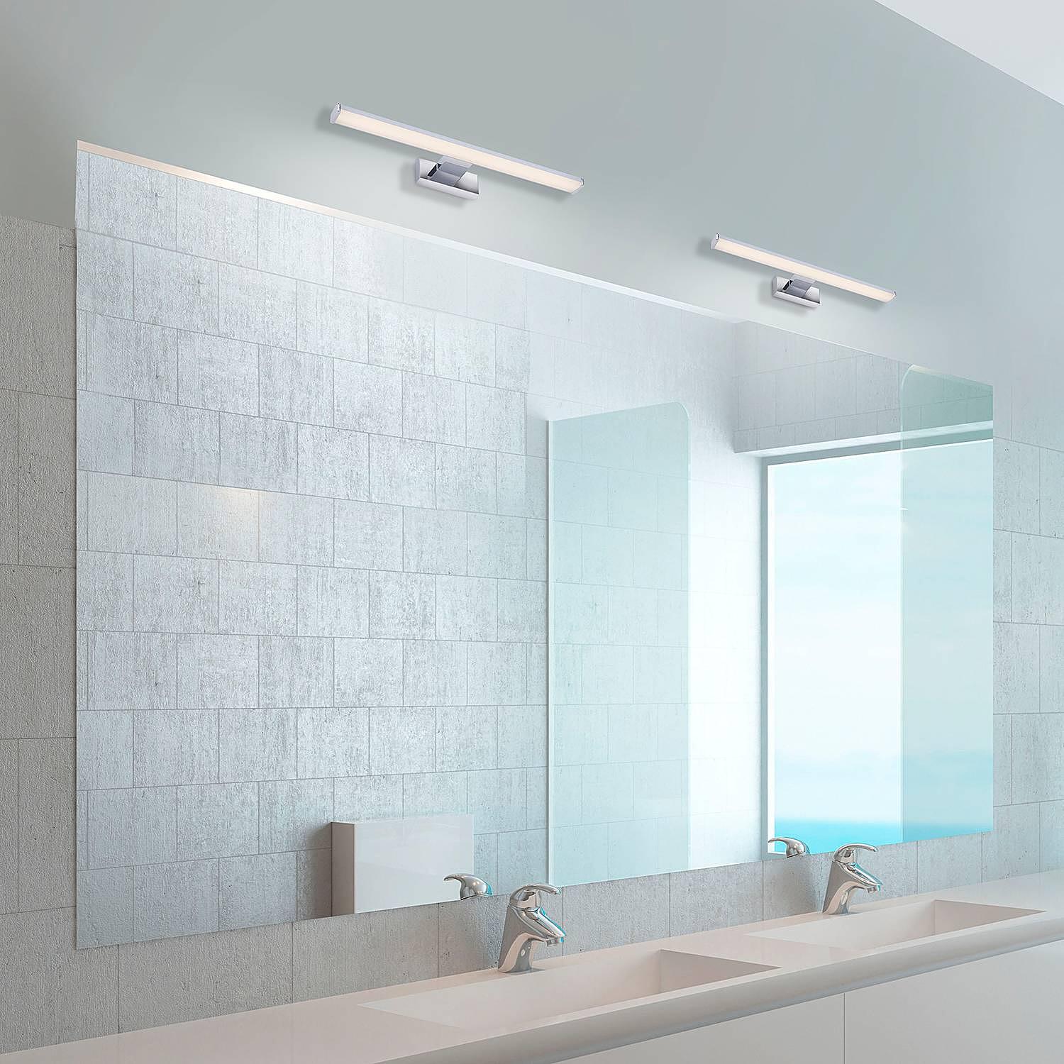 Mattis LED-Badleuchte Aluminium Silber 2