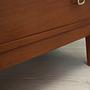 Vintage chest of drawers Mahogany Brown 1970s 12