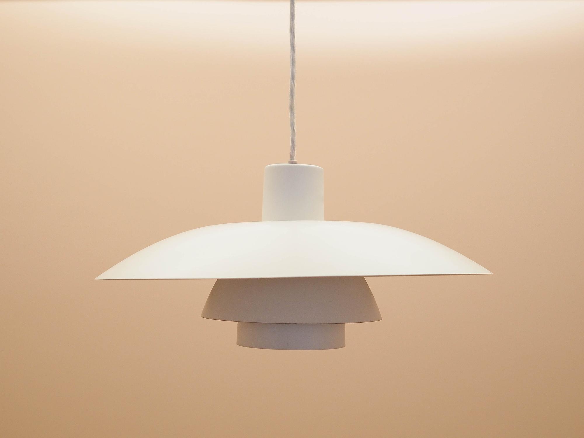 Pendant Lamp Grey 1960s 1