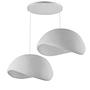 2-Flammig Wabi Sabi Driftgrains Pendelleuchte Weiß 5