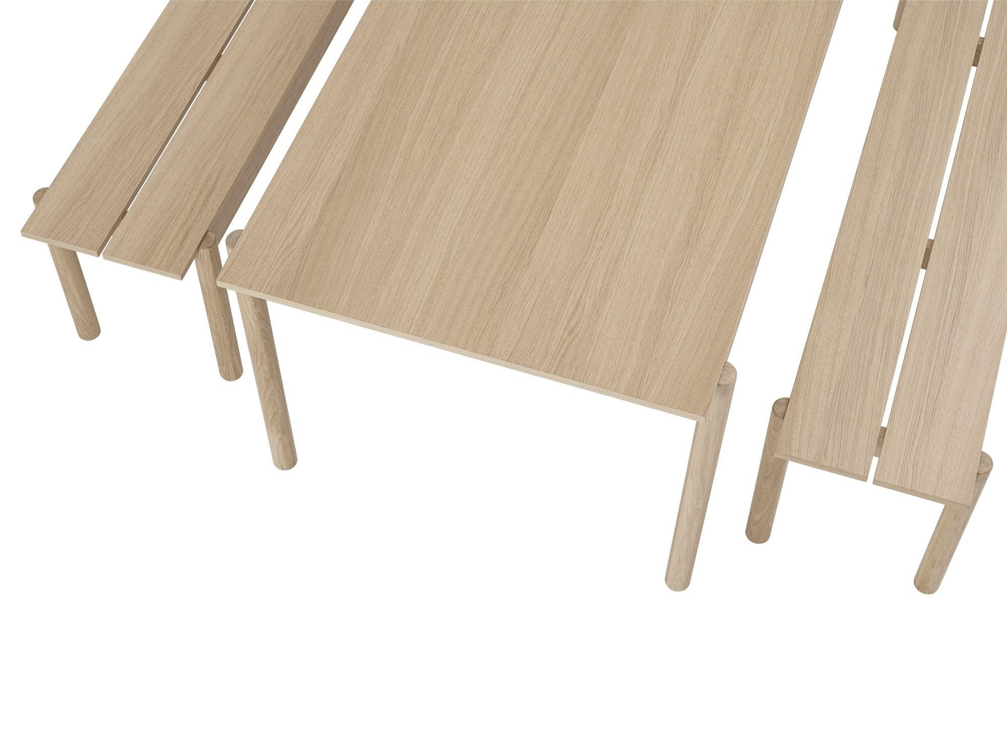 Linear Wood Series Bench 170 cm Brown 3
