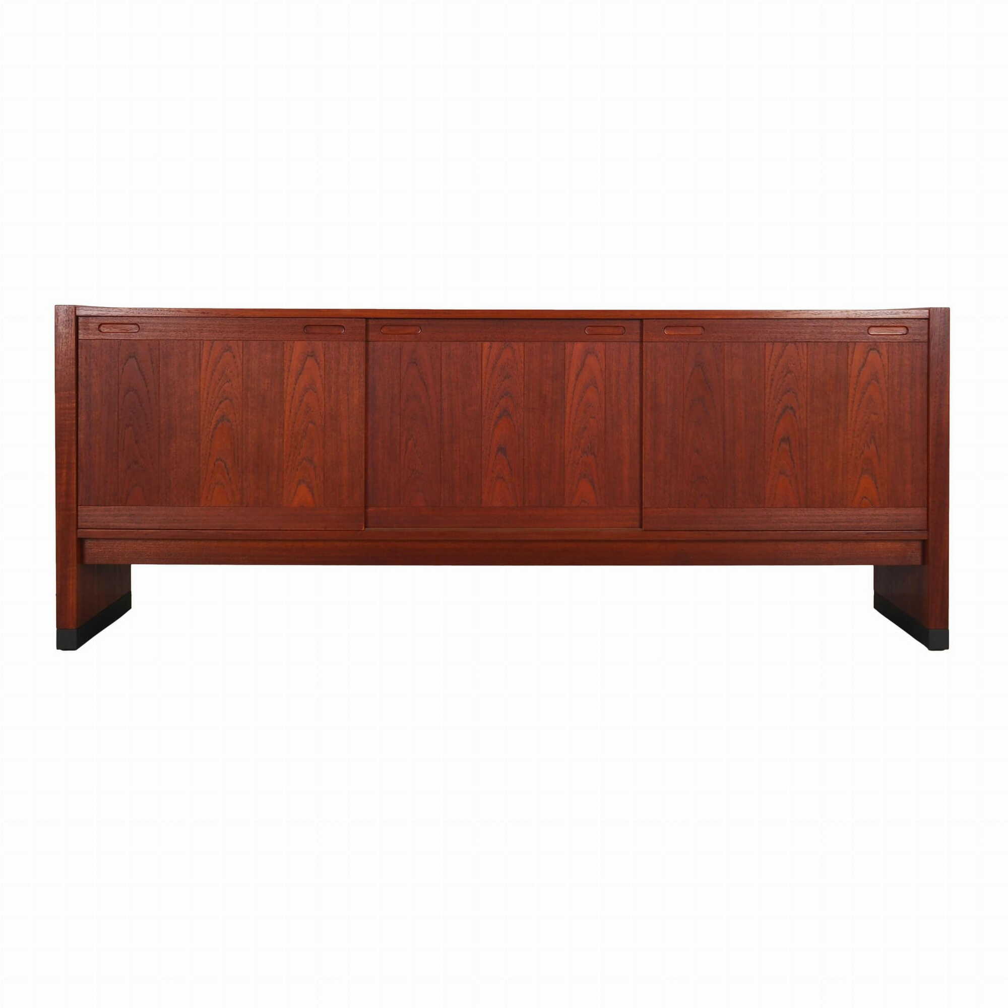 Vintage Sideboard Teak Brown 1960s 0