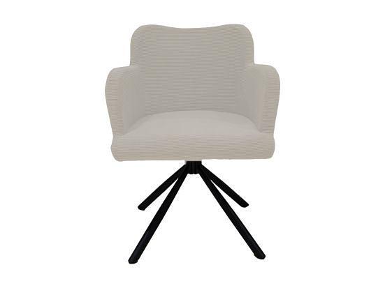 2x Bella Esszimmerstuhl Textil Metall Grau 2