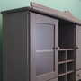 Vintage cabinet Pine grey 1980s 4