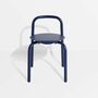 32 Stool Outdoor Stahlrohr Blau 2