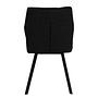 Dining chair Togay iron velvet black 3