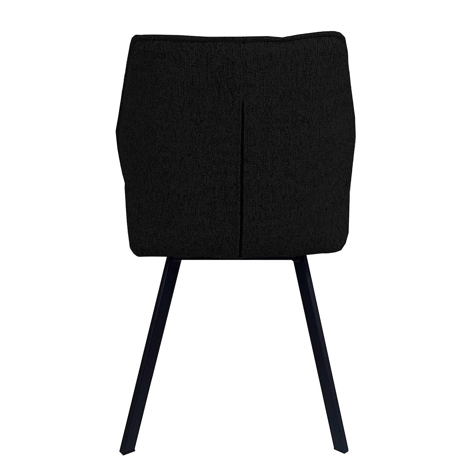 Dining chair Togay iron velvet black 3