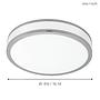 LED-Wandleuchte Palermo I Weiß Ø 41cm 1