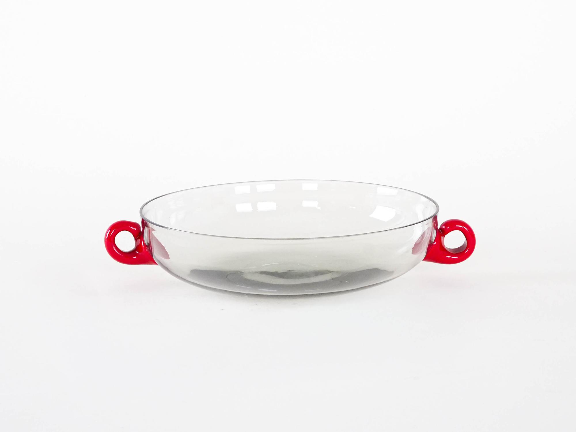 Glasschale Transparent 1970er Jahre 3