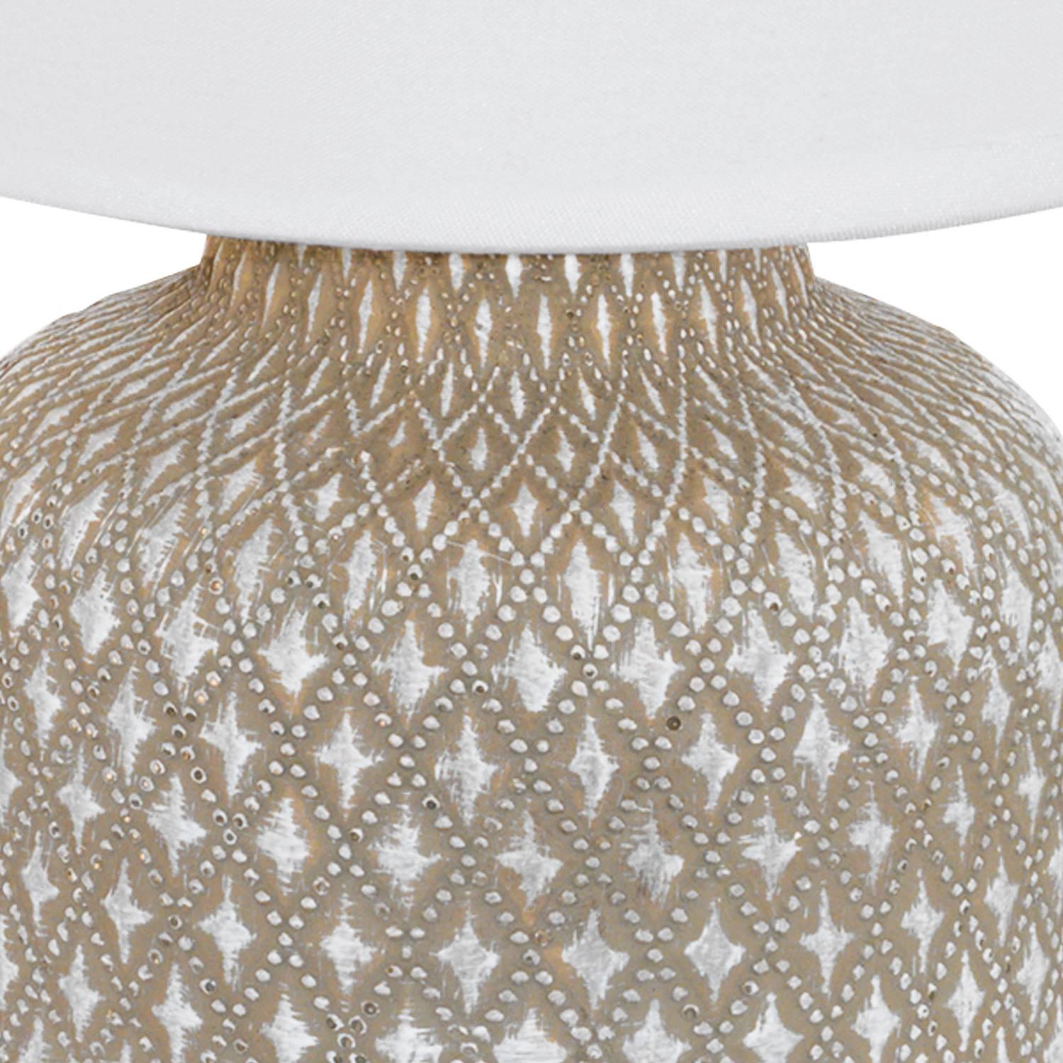 Bellariva I table lamp mixed fabric ceramic 1-light 3