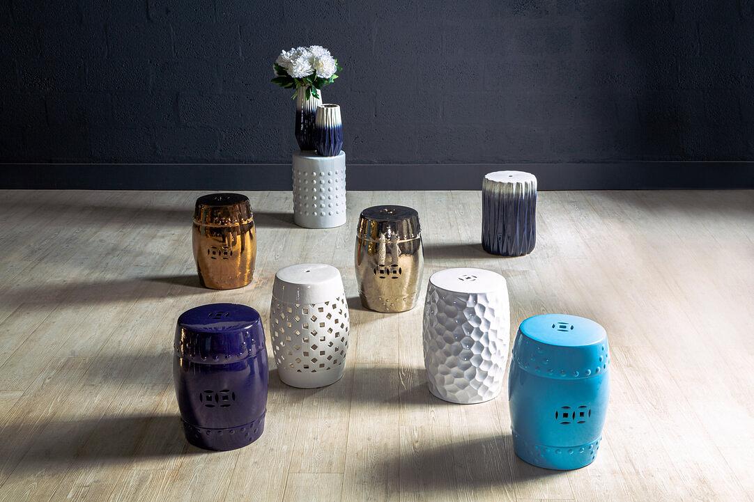 Azul Ombre Sgabello-tavolino Blu Bianco 3