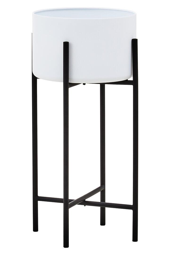 Trosa Groß Weiß Schwarz Standblumentopf 1