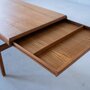 Vintage Johannes Andersen Couchtisch ausziehbar Teak Braun 4