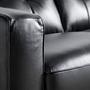 Chester Sofa 3-Sitzer Leder Schwarz 4