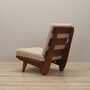 Vintage Sessel Textil Holz Weiß 1960er Jahre 5