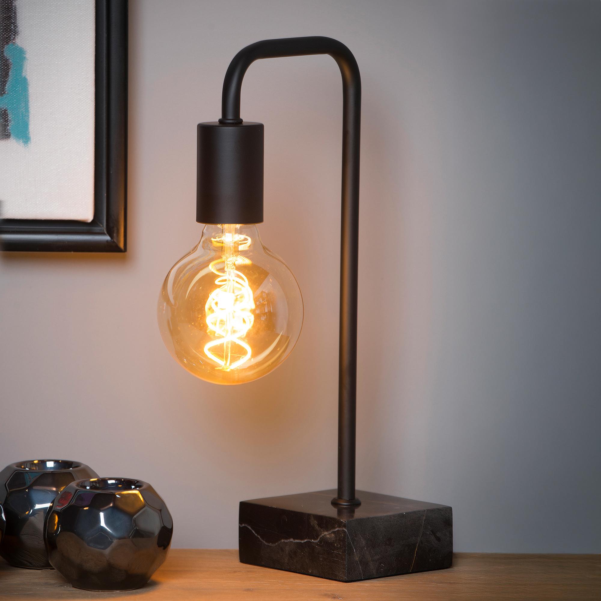 Lorin Tischleuchte Stahl Schwarz 0