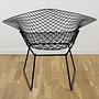 Bertoia Diamond Chair Schwarz  3