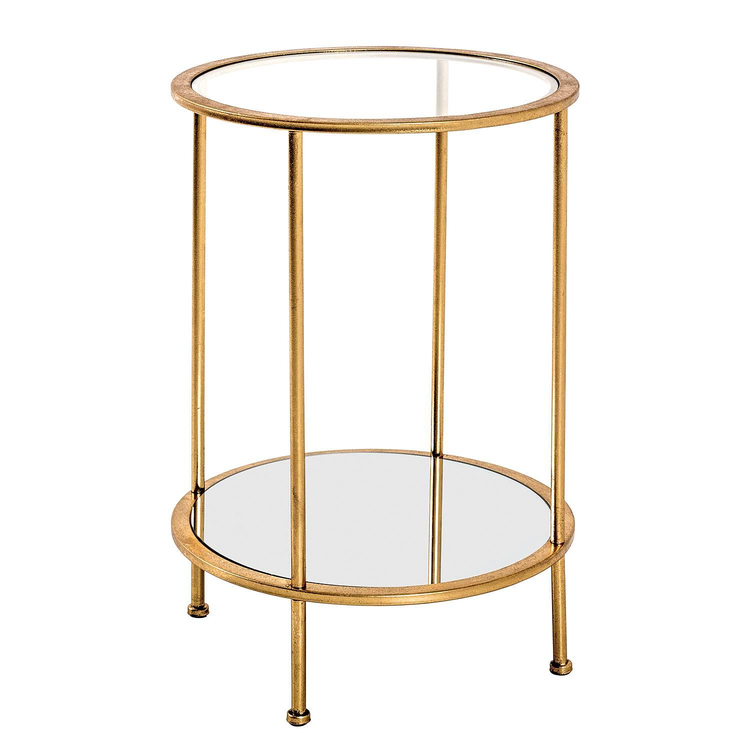 Coffee Table Casa View I Glass Metal Gold 0