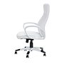 Traun Office chair with swivel function & tilt mechanism White 1