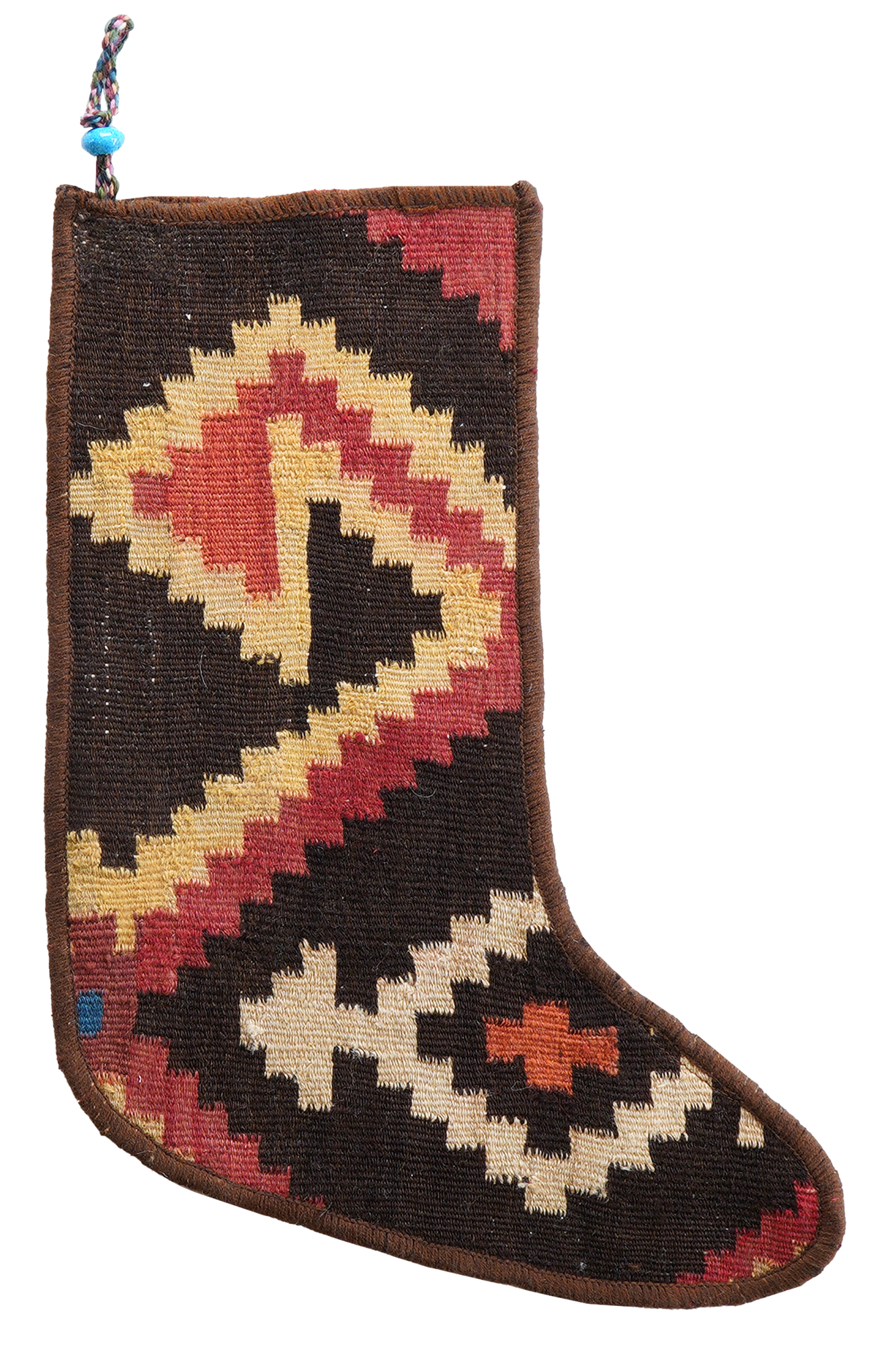 Christmas stocking wool multicolored 41x56cm 0