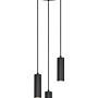 3-light Soka Pendant Light Iron Black 2