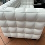 Kubus Sofa Leder Weiß 1