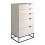 7019 Chiffonier Stahl Grau 0