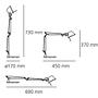 Tolomeo Micro Tischleuchte Silber 1