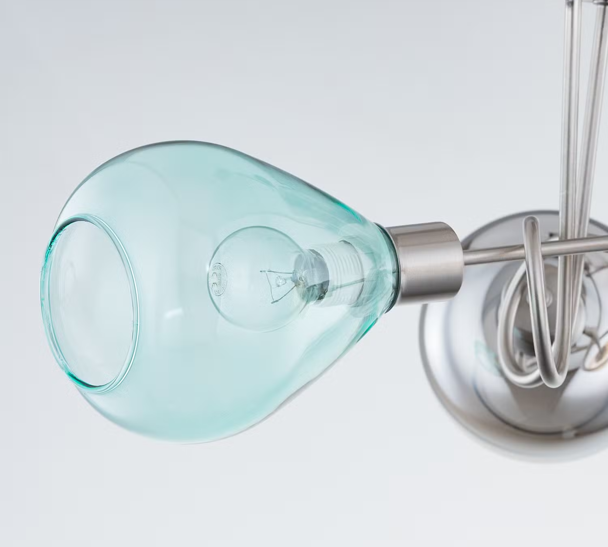 Deckenleuchte Brooklyn Sicherheitsglas / Eisen 3-flammig 6