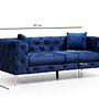 Como Sofa 2-seater Navy blue 7