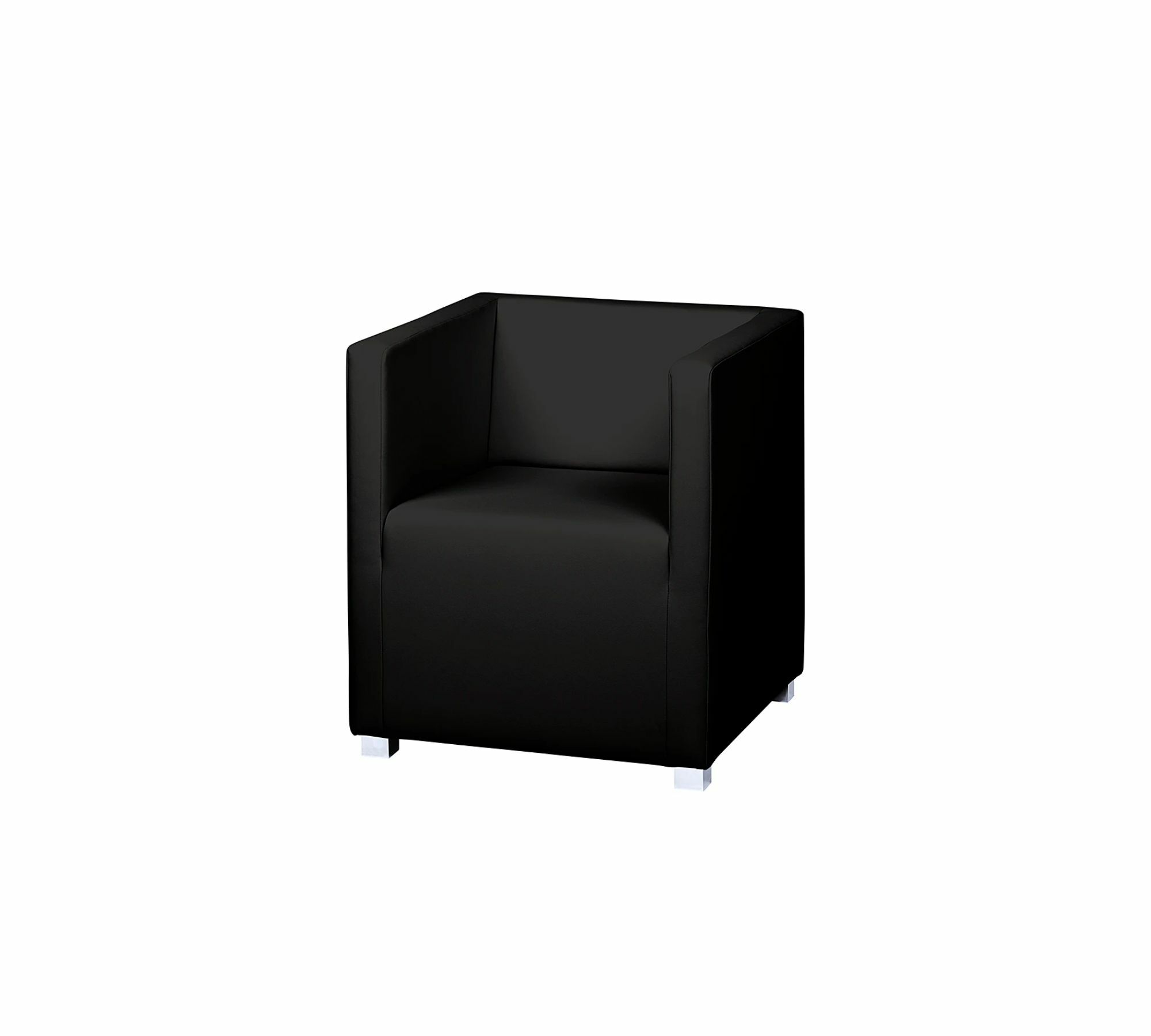 Sessel Kunstleder Schwarz 0