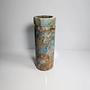 Massive Vase Marmor Onyx Travertin 1970er Jahre 0