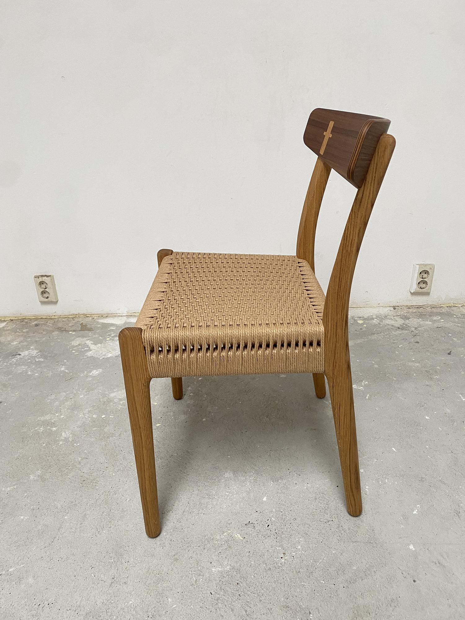 Model CH23 Dining chair Oak 2