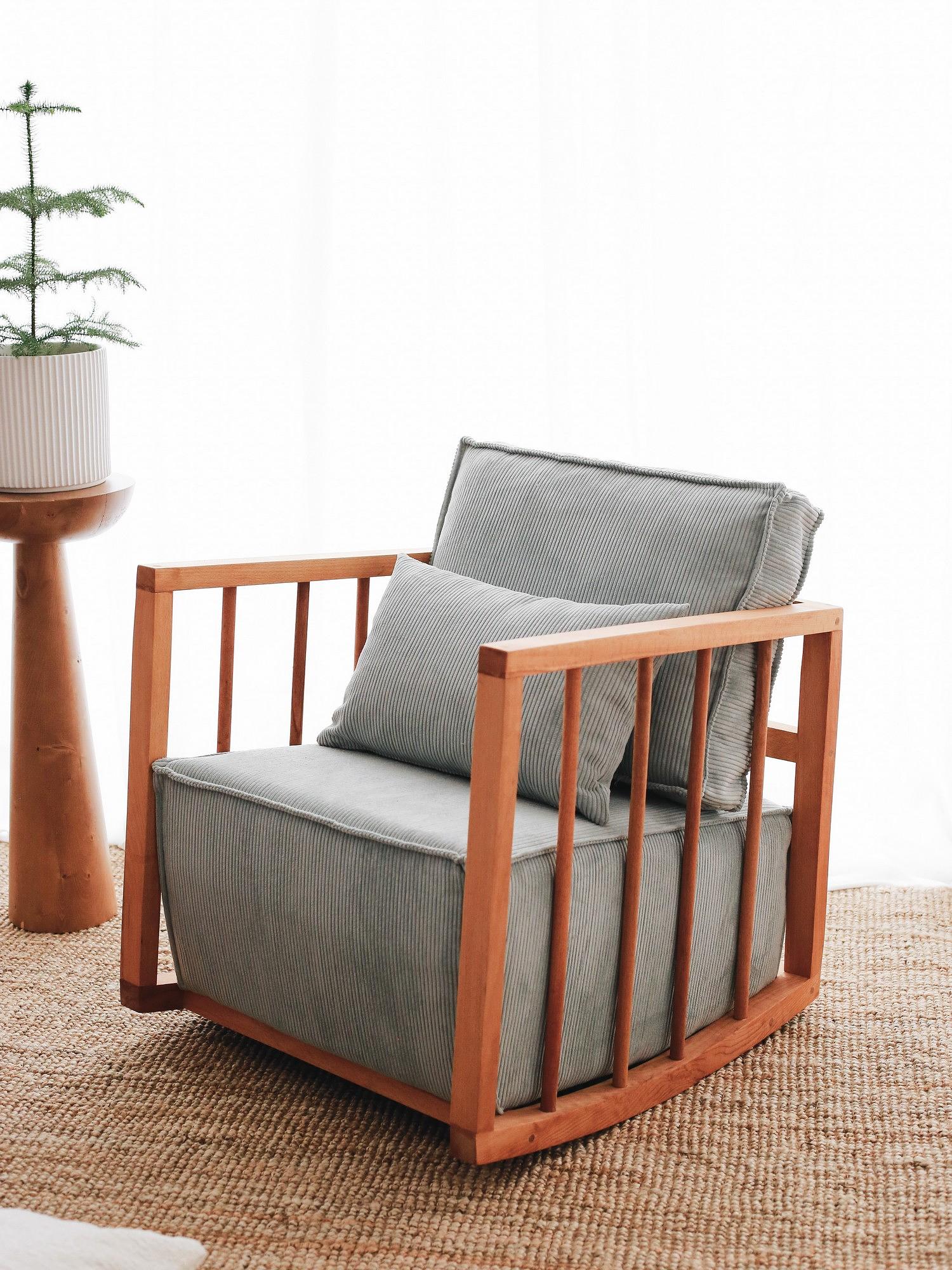 Sallanan Kindersessel Blau 1